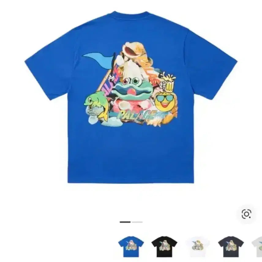 [BUNJANG] Palace P-Guy Blueberry T-Shirt - Medium / 팔라스 P씨 블루 베리 티셔츠_M