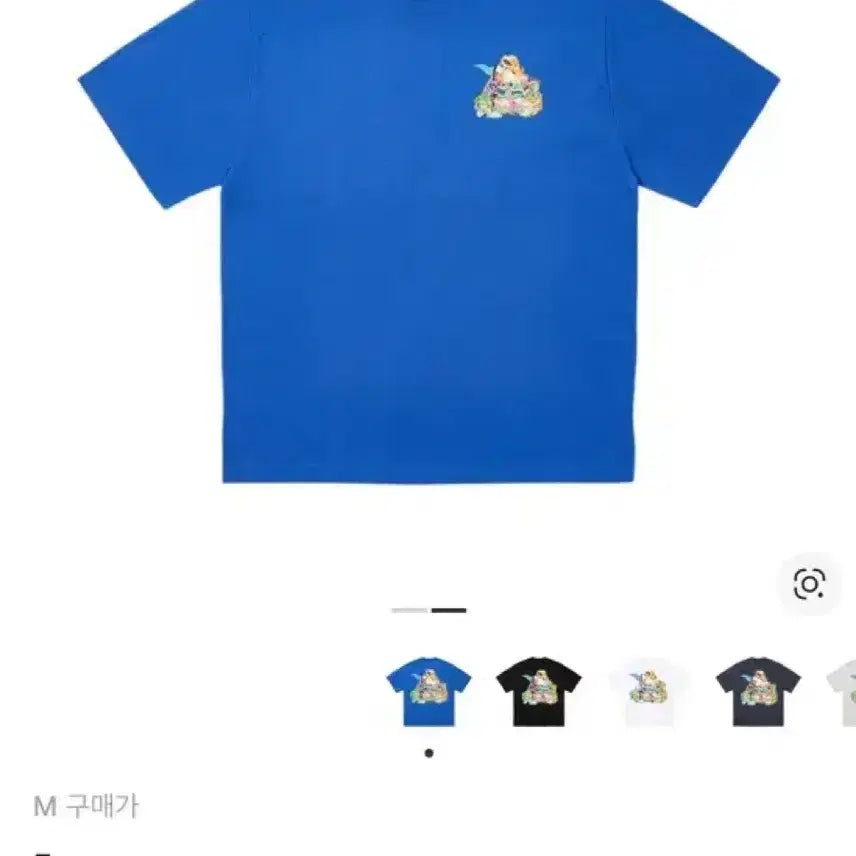 [BUNJANG] Palace P-Guy Blueberry T-Shirt - Medium / 팔라스 P씨 블루 베리 티셔츠_M
