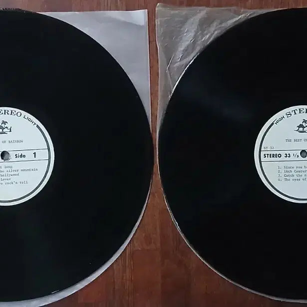 [BUNJANG] Rainbow LP Record 5-Piece Bundle / 락 레인보우 레코드판 LP 빽판 5장