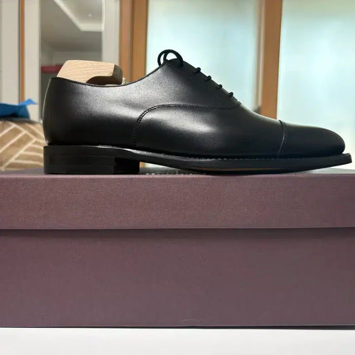 [BUNJANG] Berwick 4983 Black Leather Shoes / 버윅 4983 블랙 5 1/2 판매