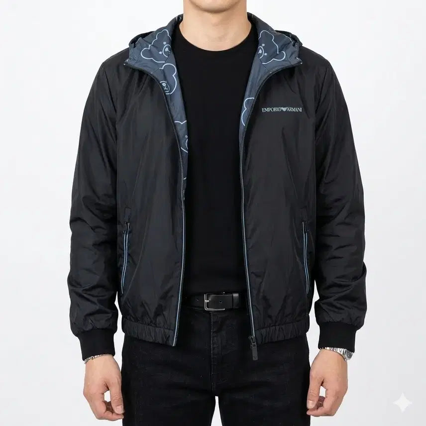 [BUNJANG] Emporio Armani Teddy Bear Reversible Jacket / 정품 엠포리오 아르마니 테디베어 리버시블 자켓 바람막이 48