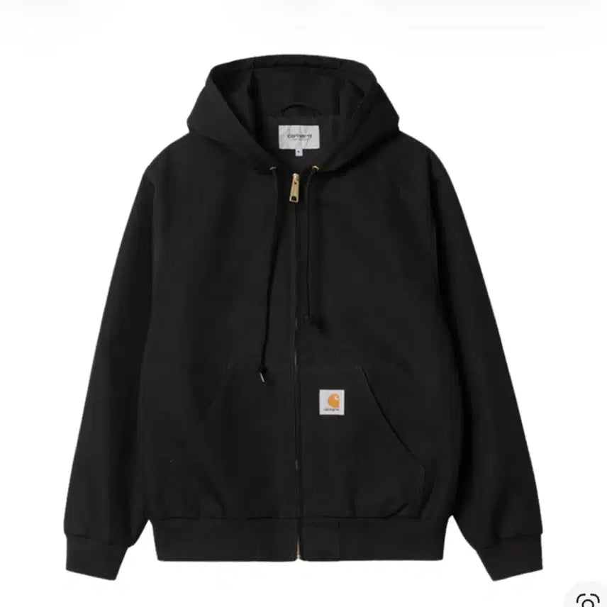 [BUNJANG] Carhartt WIP Dearborn Canvas Active Jacket Black S / 새상품) 칼하트 wip 액티브 자켓 블랙 택o 급처 (S)