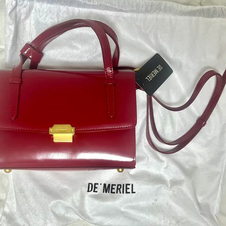 [BUNJANG] Demeuriel Satchel Bag (Small, Red) / [새상품] 드메리엘 가방 사첼백 스몰 레드