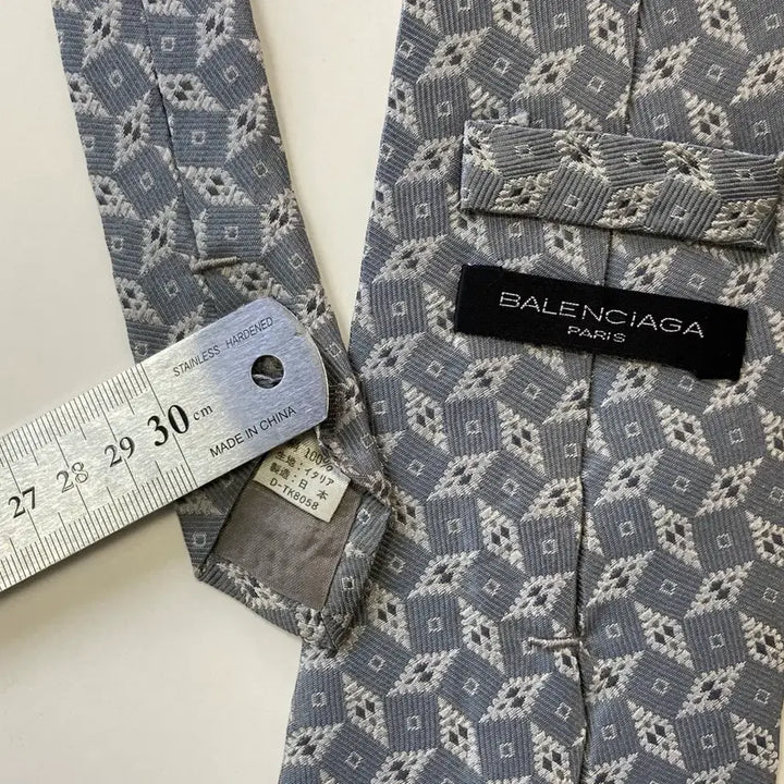 [BUNJANG] BALENCIAGA Silk Necktie / BALENCIAGA 발렌시아가 정품 명품 넥타이