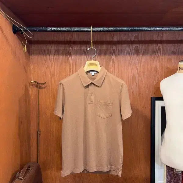 [BUNJANG] Sunspel Slim Fit Cotton Polo T-Shirt M / 선스펠 폴로티셔츠 슬림100
