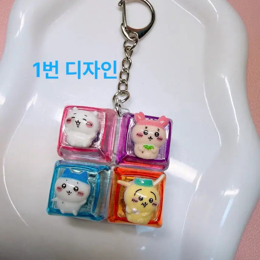 [BUNJANG] LED키캡키링 먼작귀 키캡키링 치이카와키캡키링 / LED키캡키링 먼작귀 키캡키링 치이카와키캡키링