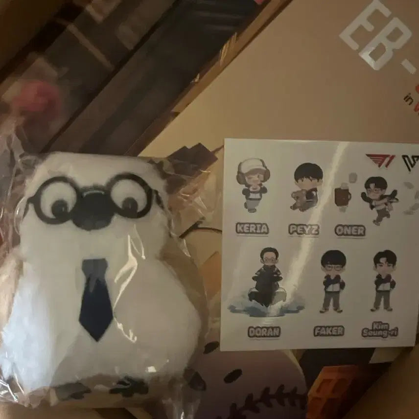[SOLD OUT] 김승리 뱁새 인형 키링+T1M T1 스티커