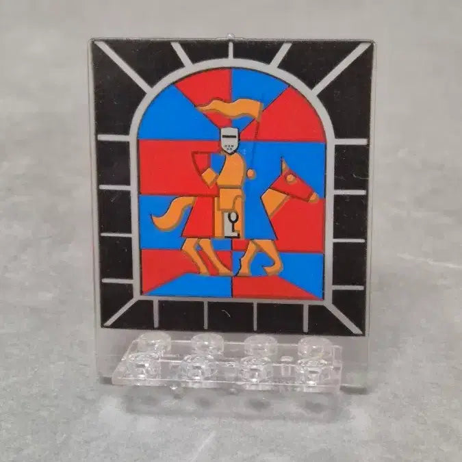 [BUNJANG] LEGO Castle Knight Pattern Stained Glass Swivel Door 2x5x5 Brick 30102px2 / 레고 캐슬 스테인드 글라스 타일 부품 30102px2