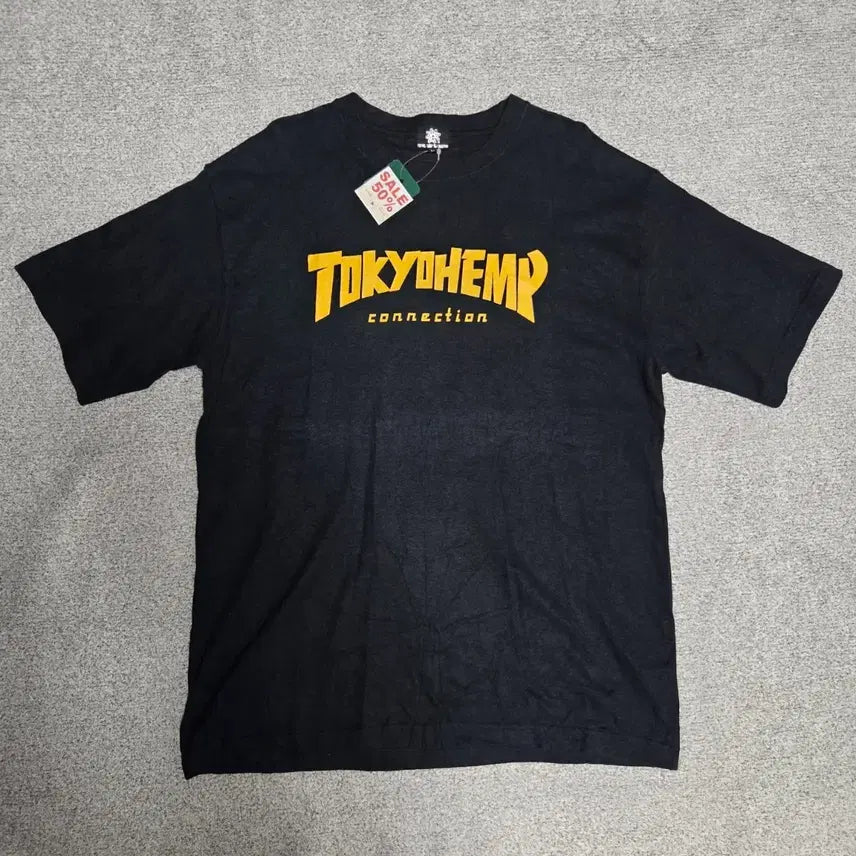 [BUNJANG] Tokyo Hemp Dark Navy Short Sleeve T-Shirt L / Tokyo Hemp Japan 반팔 티셔츠 L(100)