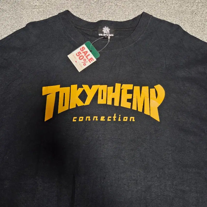 [BUNJANG] Tokyo Hemp Dark Navy Short Sleeve T-Shirt L / Tokyo Hemp Japan 반팔 티셔츠 L(100)