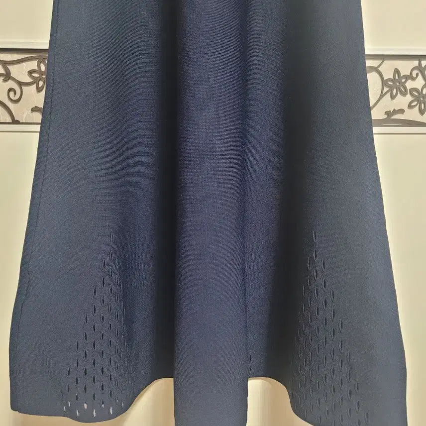 [BUNJANG] Sandro Long Navy Dress / 산드로 롱 원피스