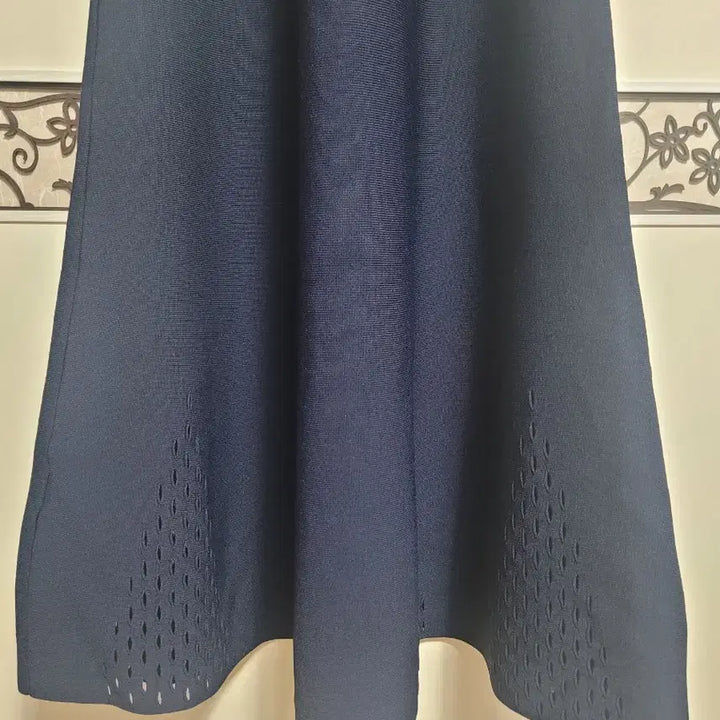 [BUNJANG] Sandro Long Navy Dress / 산드로 롱 원피스