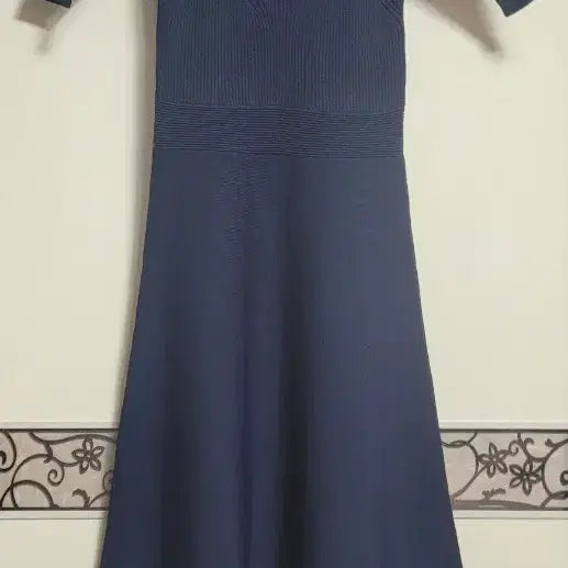 [BUNJANG] Sandro Long Navy Dress / 산드로 롱 원피스