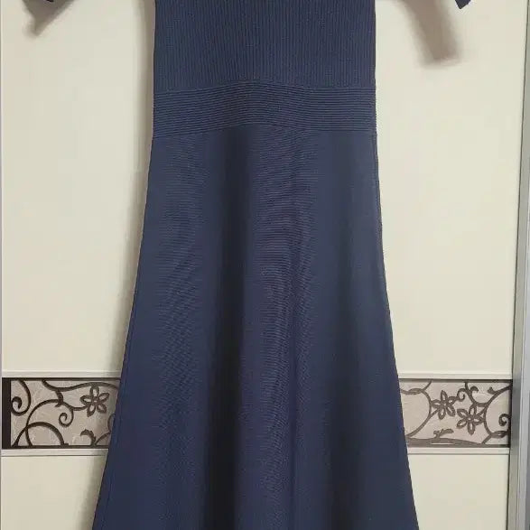 [BUNJANG] Sandro Long Navy Dress / 산드로 롱 원피스