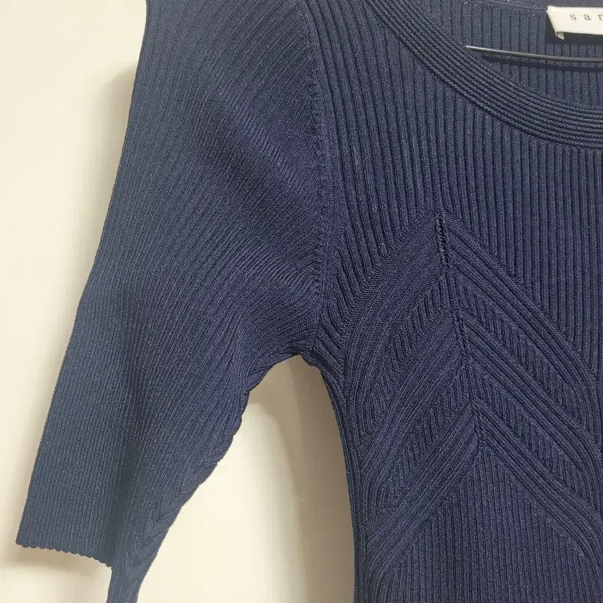 [BUNJANG] Sandro Long Navy Dress / 산드로 롱 원피스