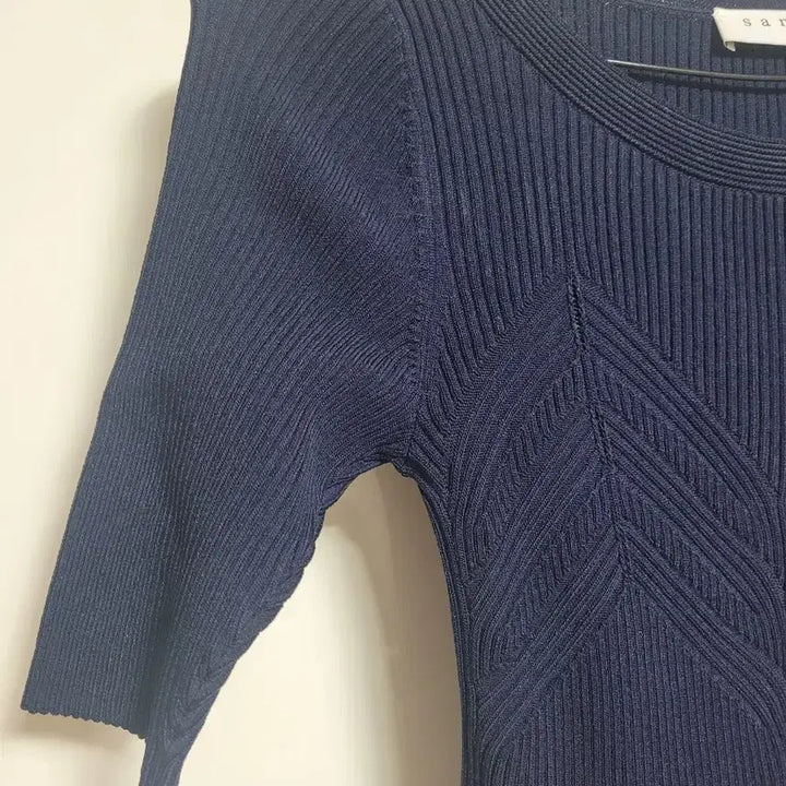 [BUNJANG] Sandro Long Navy Dress / 산드로 롱 원피스