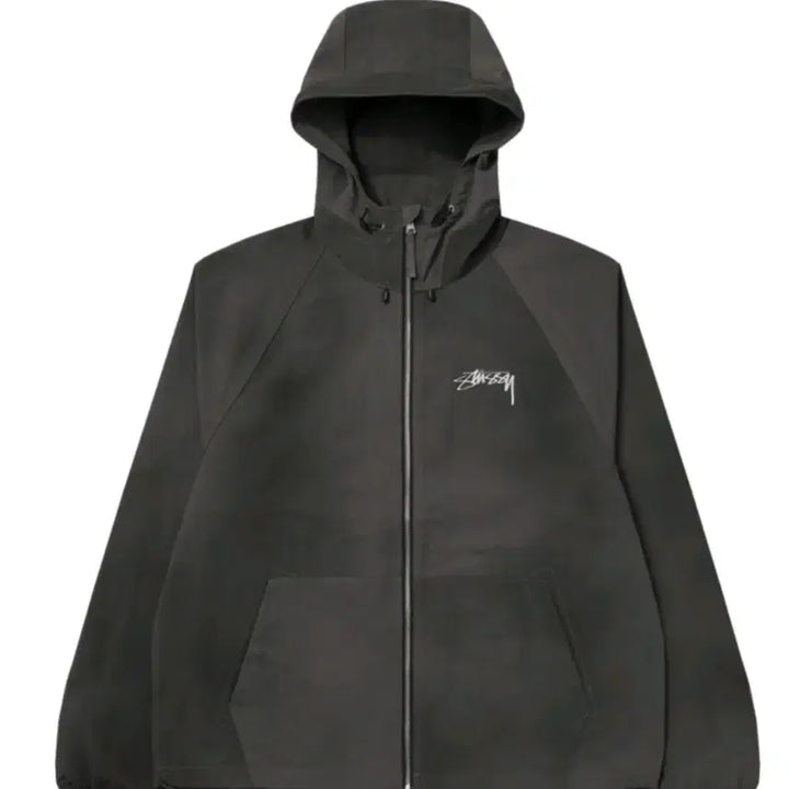 [SOLD OUT] 스투시 웨이브 다이 비치 쉘 자켓 블랙 M