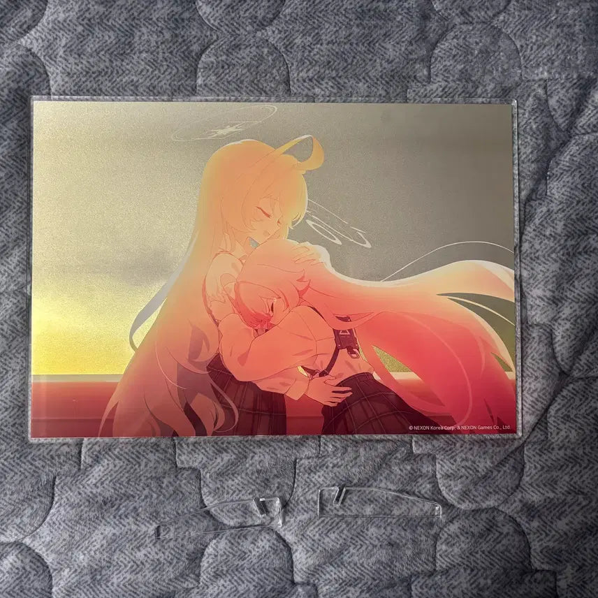 [BUNJANG] Hoshino Yume Holographic Acrylic Plate / 호시노 유메 홀로그램 아크릴 플레이트