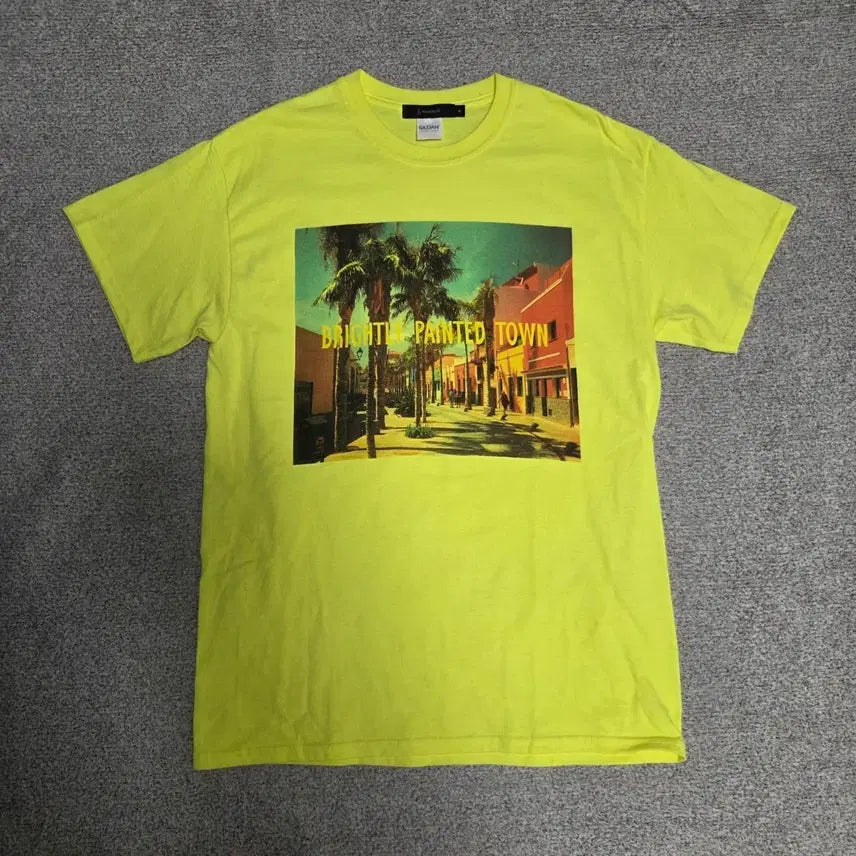 [BUNJANG] Rage Blue Vintage T-Shirt Yellow M-L (95-100) / Rage Blue 빈티지 반팔 티셔츠 M-L(95-100)