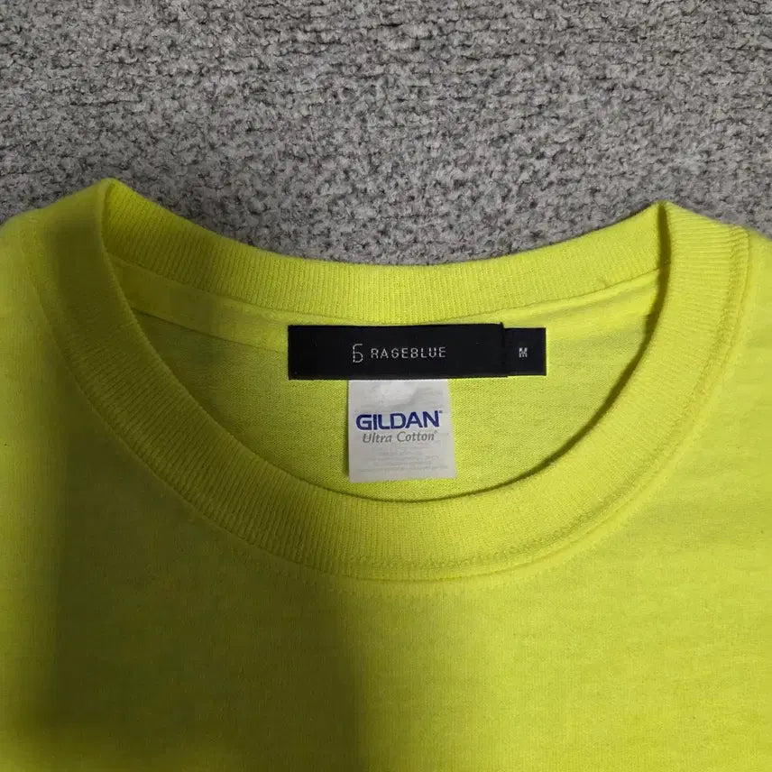 [BUNJANG] Rage Blue Vintage T-Shirt Yellow M-L (95-100) / Rage Blue 빈티지 반팔 티셔츠 M-L(95-100)