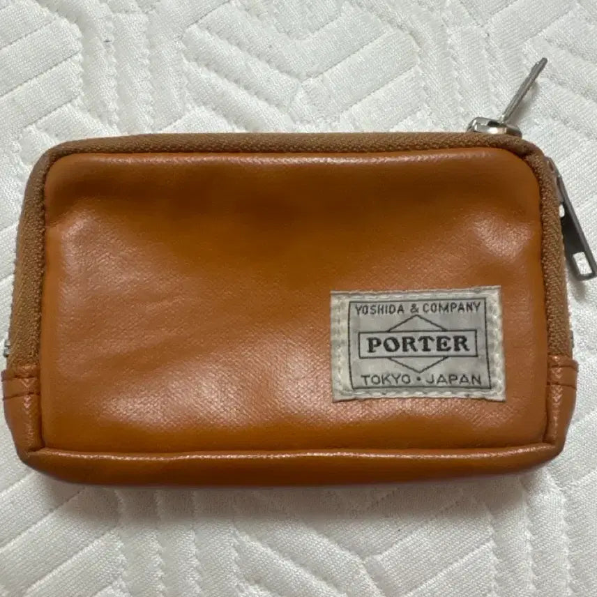 [BUNJANG] Porter Brown Leather Wallet / 포터 지갑 브라운