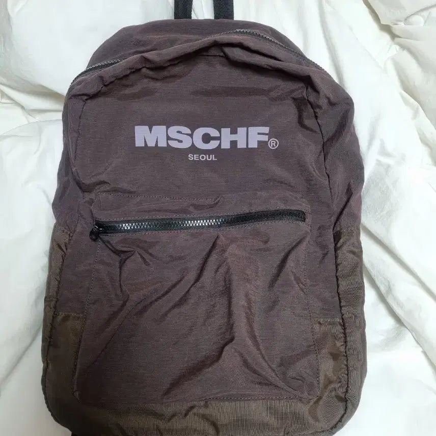 [SOLD OUT] 미스치프 나일론 백팩 브라운