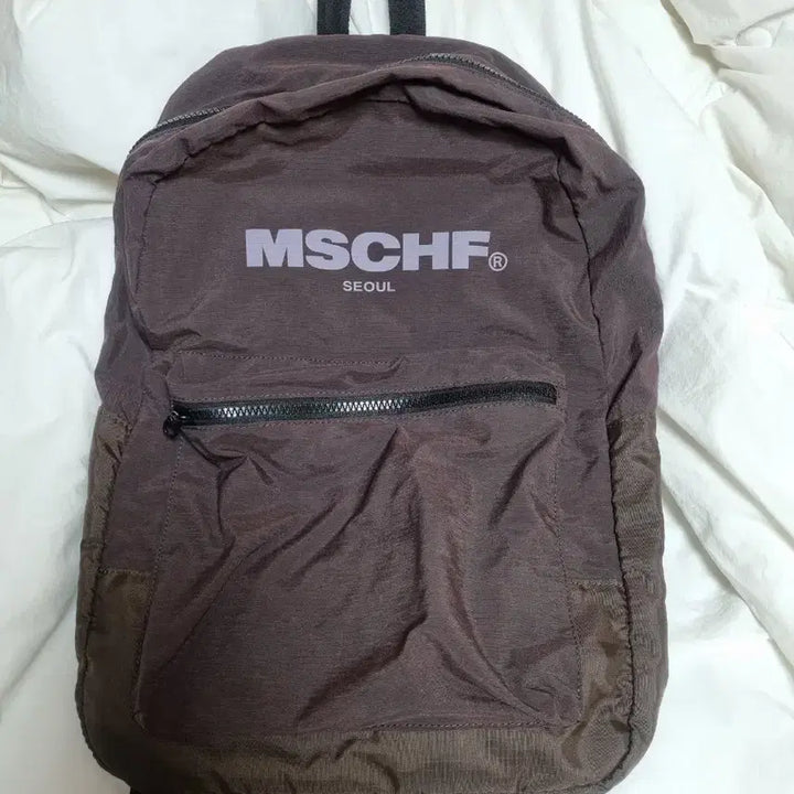 [SOLD OUT] 미스치프 나일론 백팩 브라운