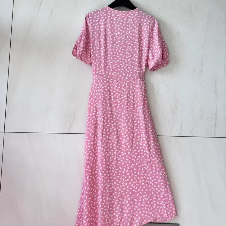 [BUNJANG] ARTLOVE Pink Floral Long Dress / 새상품 ARTLOVE 핑크 꽃무늬 롱 원피스 36(55사이즈)