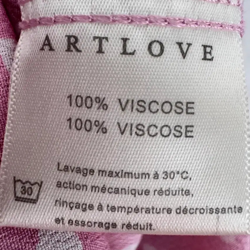 [BUNJANG] ARTLOVE Pink Floral Long Dress / 새상품 ARTLOVE 핑크 꽃무늬 롱 원피스 36(55사이즈)
