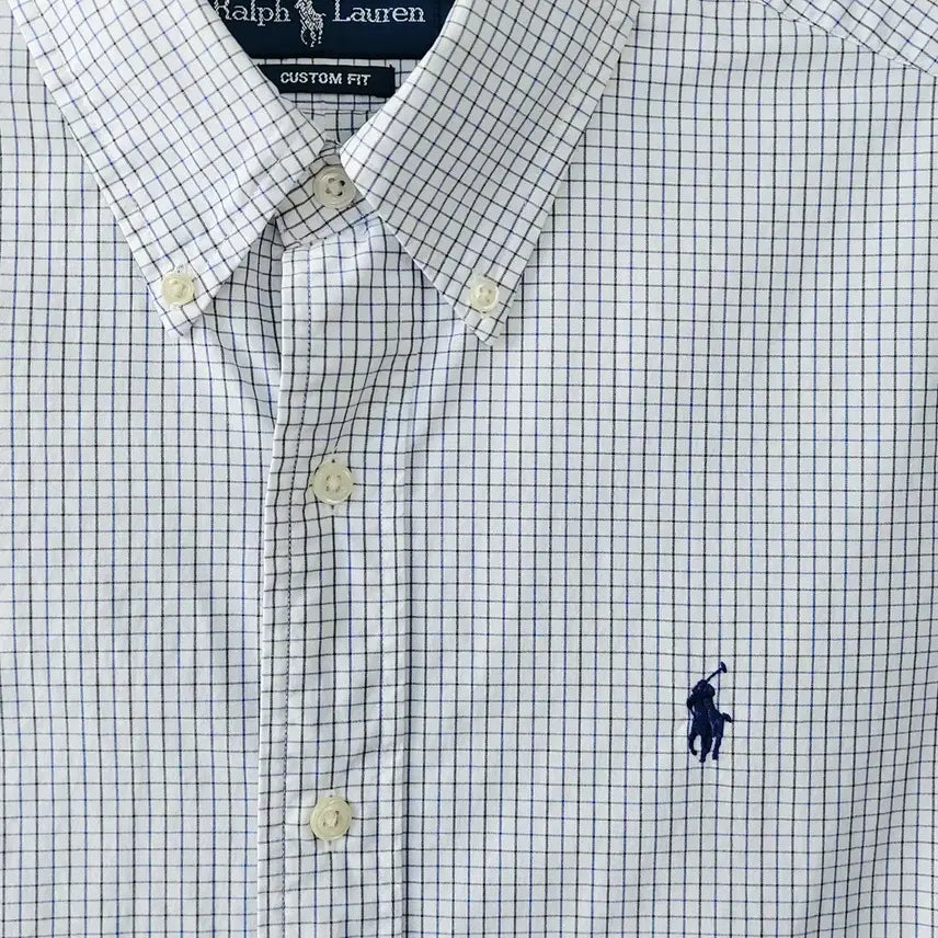 [BUNJANG] Polo Ralph Lauren Vintage Button-Down Short Sleeve Shirt / 폴로랄프로렌 빈티지 M/95~100 버튼다운 반팔셔츠. WNC. -A.
