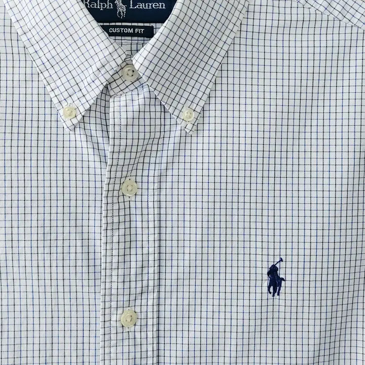 [BUNJANG] Polo Ralph Lauren Vintage Button-Down Short Sleeve Shirt / 폴로랄프로렌 빈티지 M/95~100 버튼다운 반팔셔츠. WNC. -A.