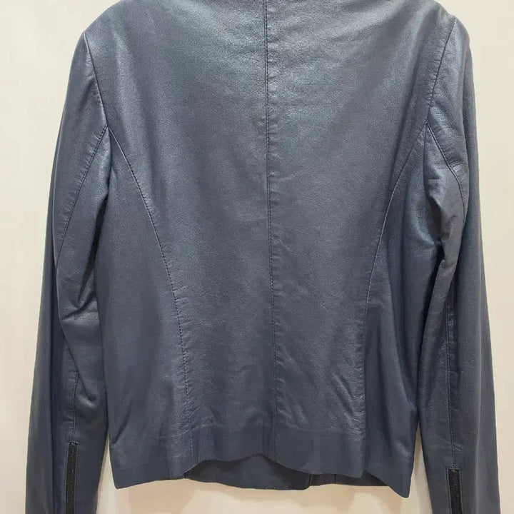 [BUNJANG] Paul Smith Blue Gray Leather Rider Jacket / (정품)폴스미스 블루 그레이 레더 라이더 자켓