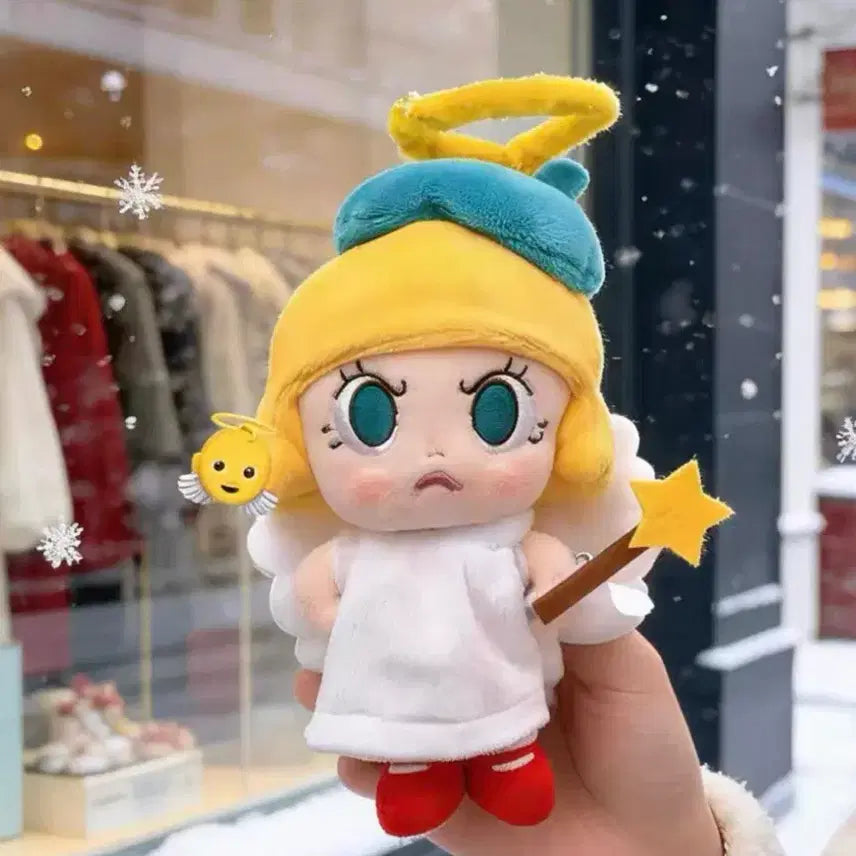 [BUNJANG] POP MART Angry Molly Red Fire Doll with Angel Outfit / 팝마트 앵그리몰리 레드 파이어인형+천사옷 박스밑개봉