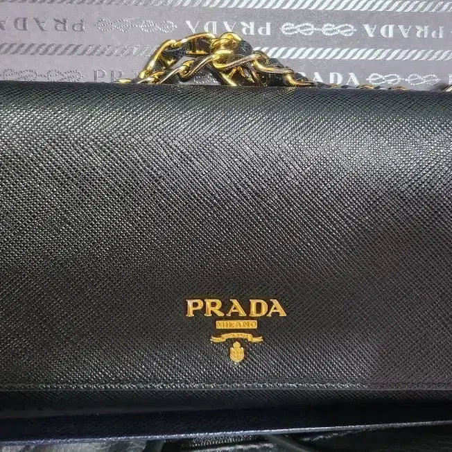 [BUNJANG] Prada Chain Clutch Bag / 정품 프라다 체인 클러치 백