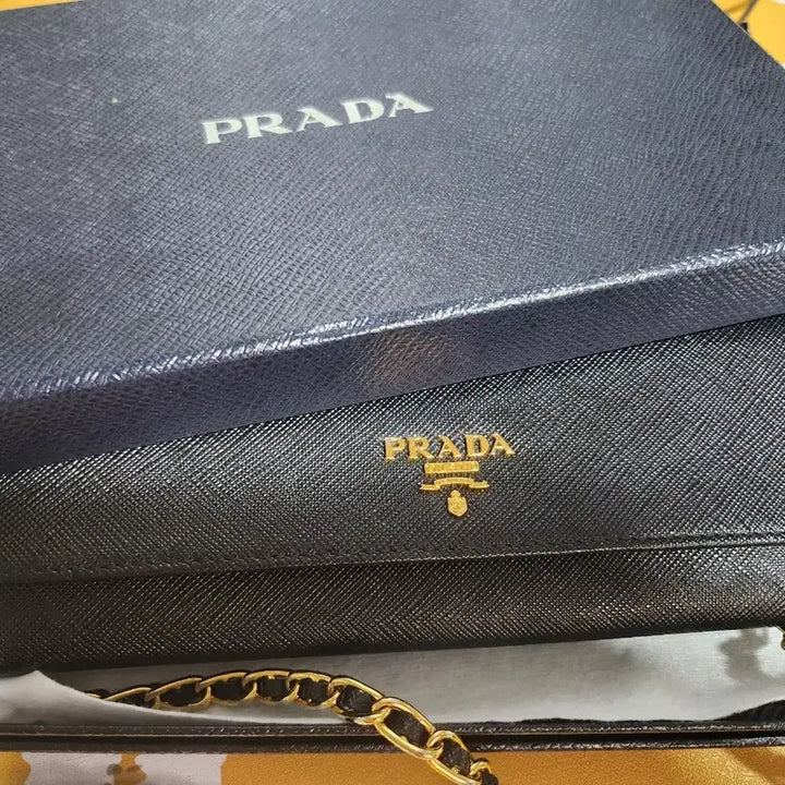 [BUNJANG] Prada Chain Clutch Bag / 정품 프라다 체인 클러치 백