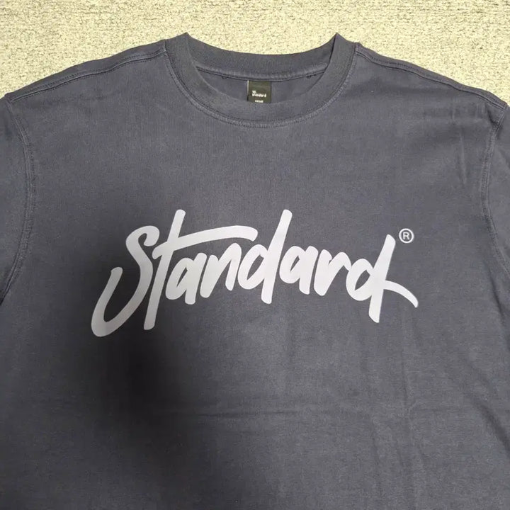 [BUNJANG] W.Standard Navy Short-Sleeve T-Shirt L (100) / W.Standard 반팔 티셔츠 L(100)