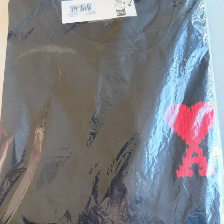 [BUNJANG] Ami Big Logo Embroidered T-shirt XL / 새상품) 아미 자수 빅로고 반팔 블랙XL