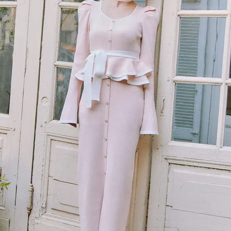 [BUNJANG] Rienda Ribbon Frill Dress / rienda 리본 프릴 원피스 스나계