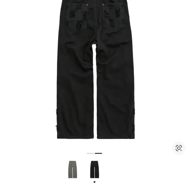 [BUNJANG] Politeuro 1011 Black Boro Pants Twill / [2] 25fw 폴리테루 1011 블랙 보로 팬츠 트윌