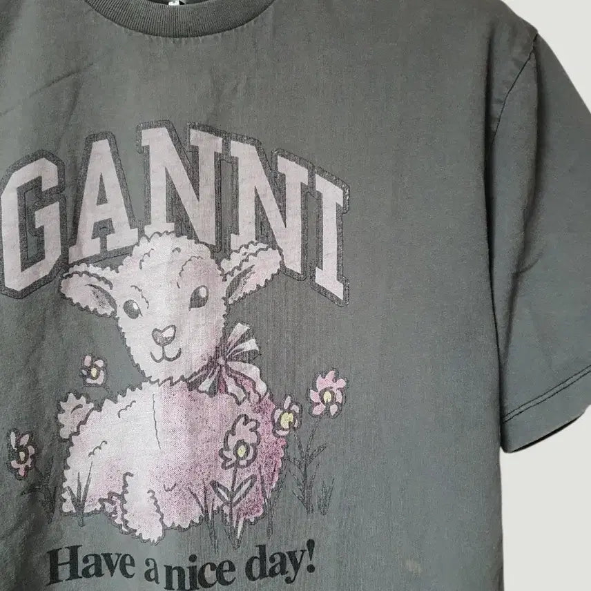 [BUNJANG] Gani Ram Printing T-shirt / 가니 램 프린팅 반팔