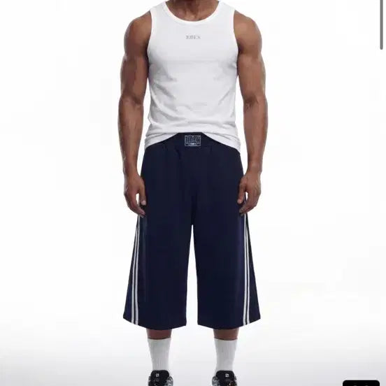 [BUNJANG] HDEX Essential Ribbed Body Fit Tank Top / HDEX 에센셜 리브드 바디핏 탱크 (White)