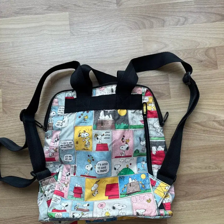 [BUNJANG] Lesportsac x Snoopy Collaboration Backpack / 레스포삭스누피콜라보 백팩