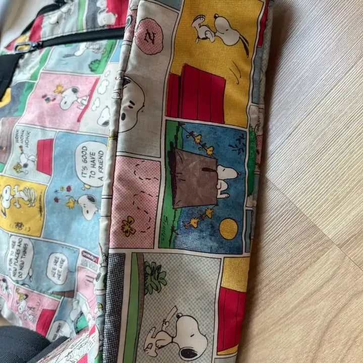 [BUNJANG] Lesportsac x Snoopy Collaboration Backpack / 레스포삭스누피콜라보 백팩