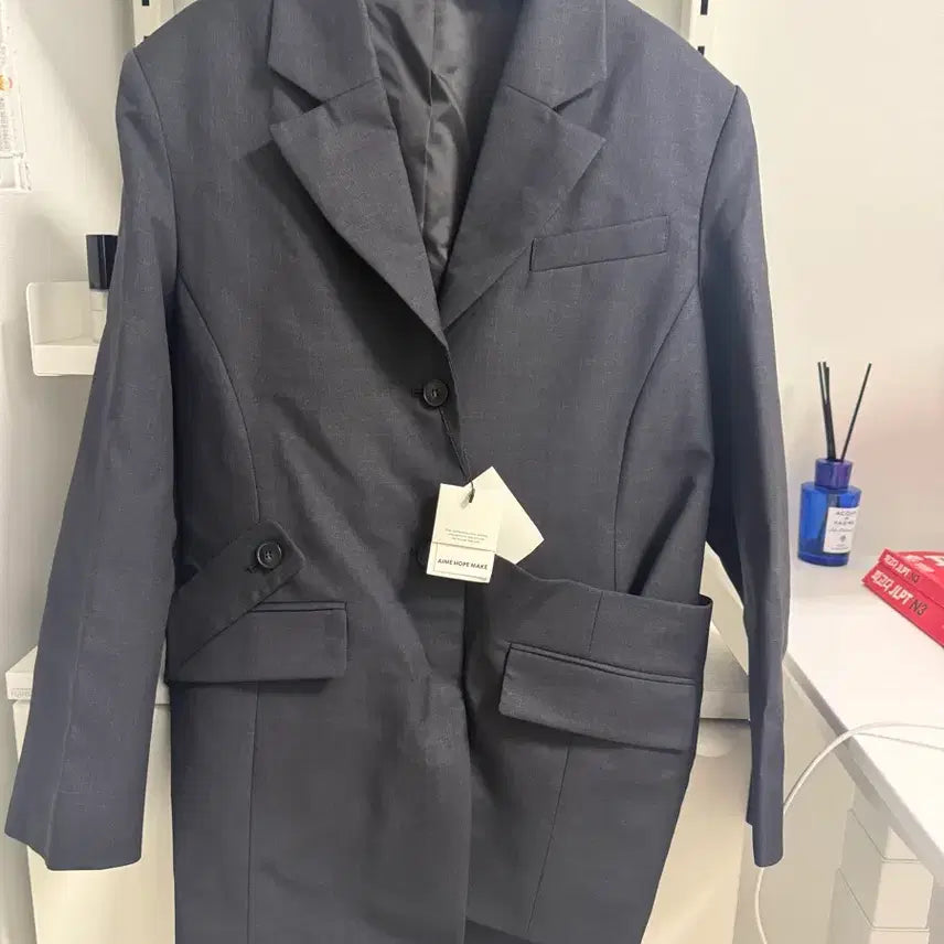 [BUNJANG] AIME HOPE MAKE Navy Blazer Jacket / AIME HOPE MAKE 에임홉메이크_네이비 블레이저 자켓