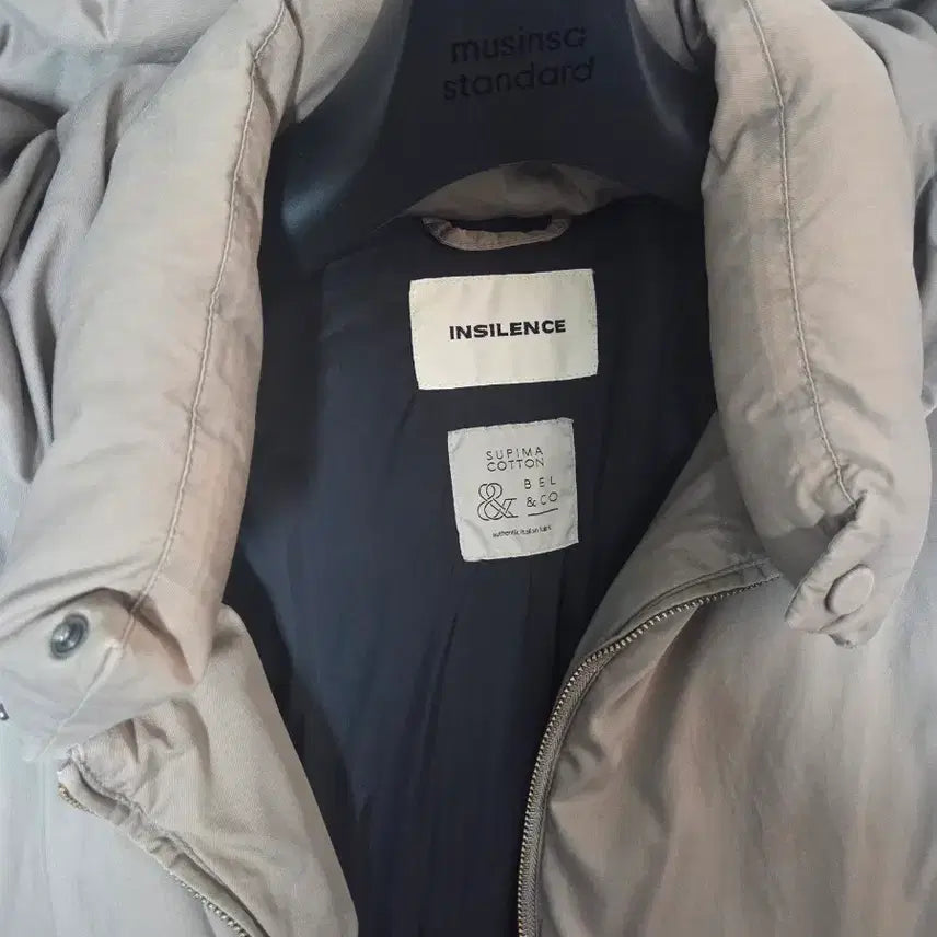 [BUNJANG] INSILENCE BEL&amp;CO Supima Goose Down Short Padded Jacket / 인사일런스 BEL&amp;CO 수피마 구스다운 숏패딩