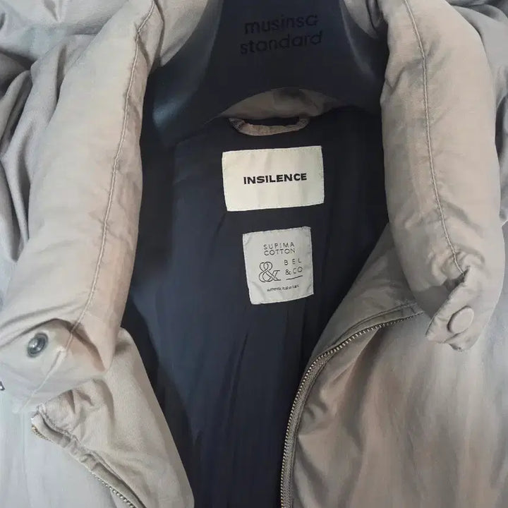[BUNJANG] INSILENCE BEL&amp;CO Supima Goose Down Short Padded Jacket / 인사일런스 BEL&amp;CO 수피마 구스다운 숏패딩