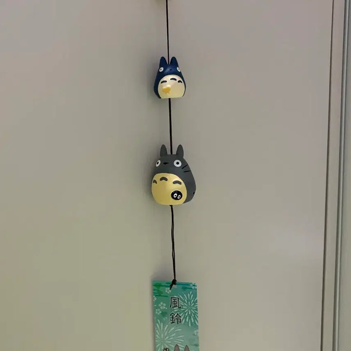 [BUNJANG] Studio Ghibli My Neighbor Totoro Ceramic Figurine Wind Chime / 지브리 토토로 도자기 피규어 후우링 풍경 종
