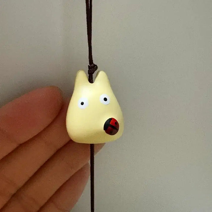 [BUNJANG] Studio Ghibli My Neighbor Totoro Ceramic Figurine Wind Chime / 지브리 토토로 도자기 피규어 후우링 풍경 종