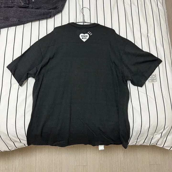 [SOLD OUT] 휴먼메이드 웍스아웃 진돗개 티셔츠 블랙(3XL)