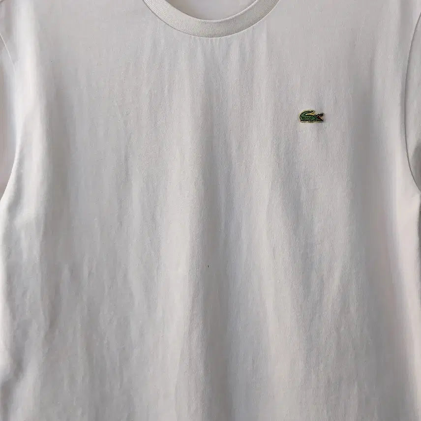 [BUNJANG] Lacoste Relaxed Fit T-shirt / 라코스테 XL/110 릴렉스핏 라운드넥 반팔 티셔츠. BG. -A